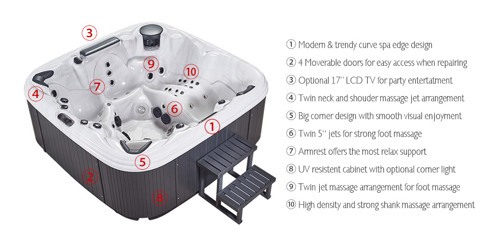 JOYSPA engineers premium hot tubs personalized for you. Energy efficient, beautiful, reliable. Contact us now to learn more.